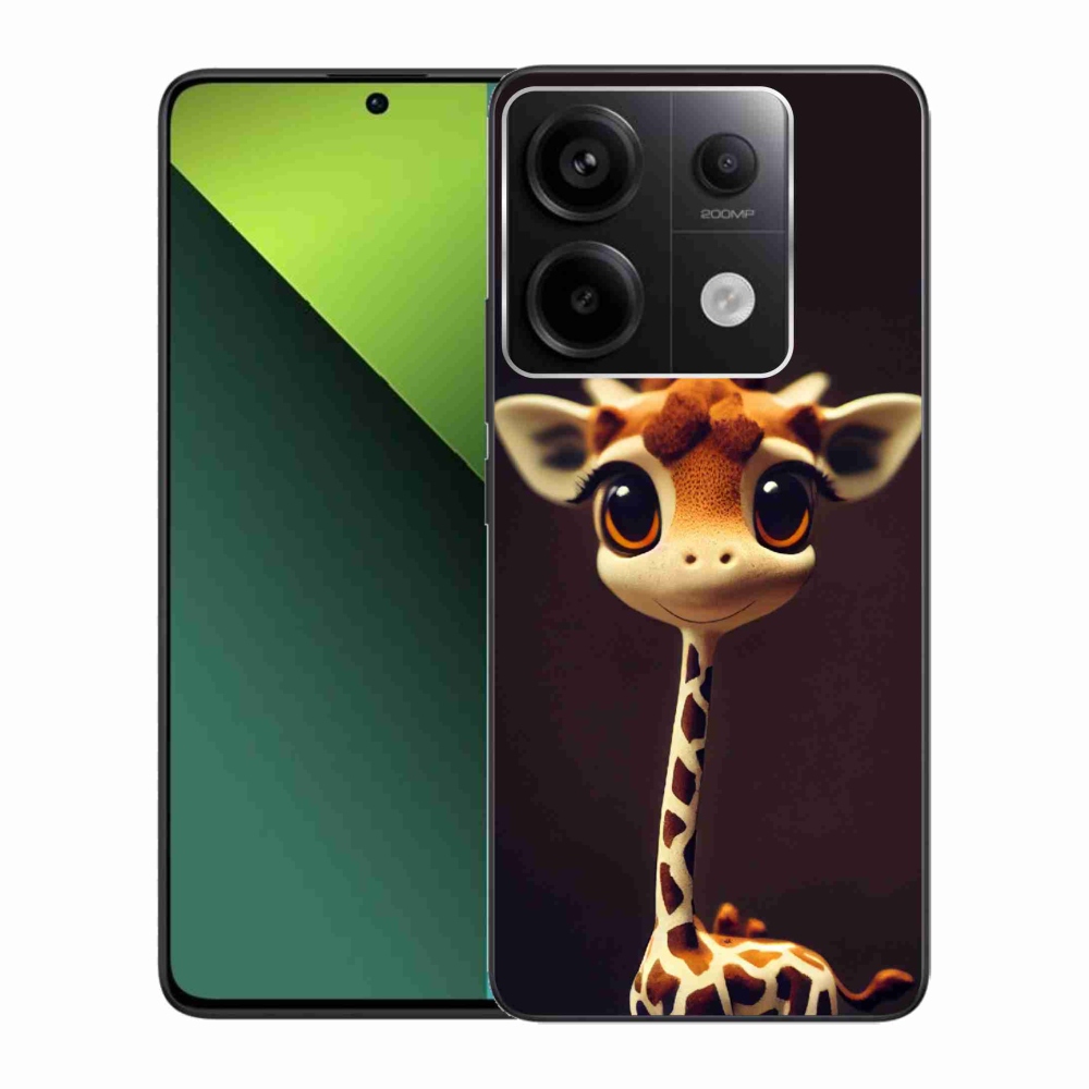 Gelový kryt mmCase na Xiaomi Redmi Note 13 Pro 5G/Poco X6 5G - malá žirafa