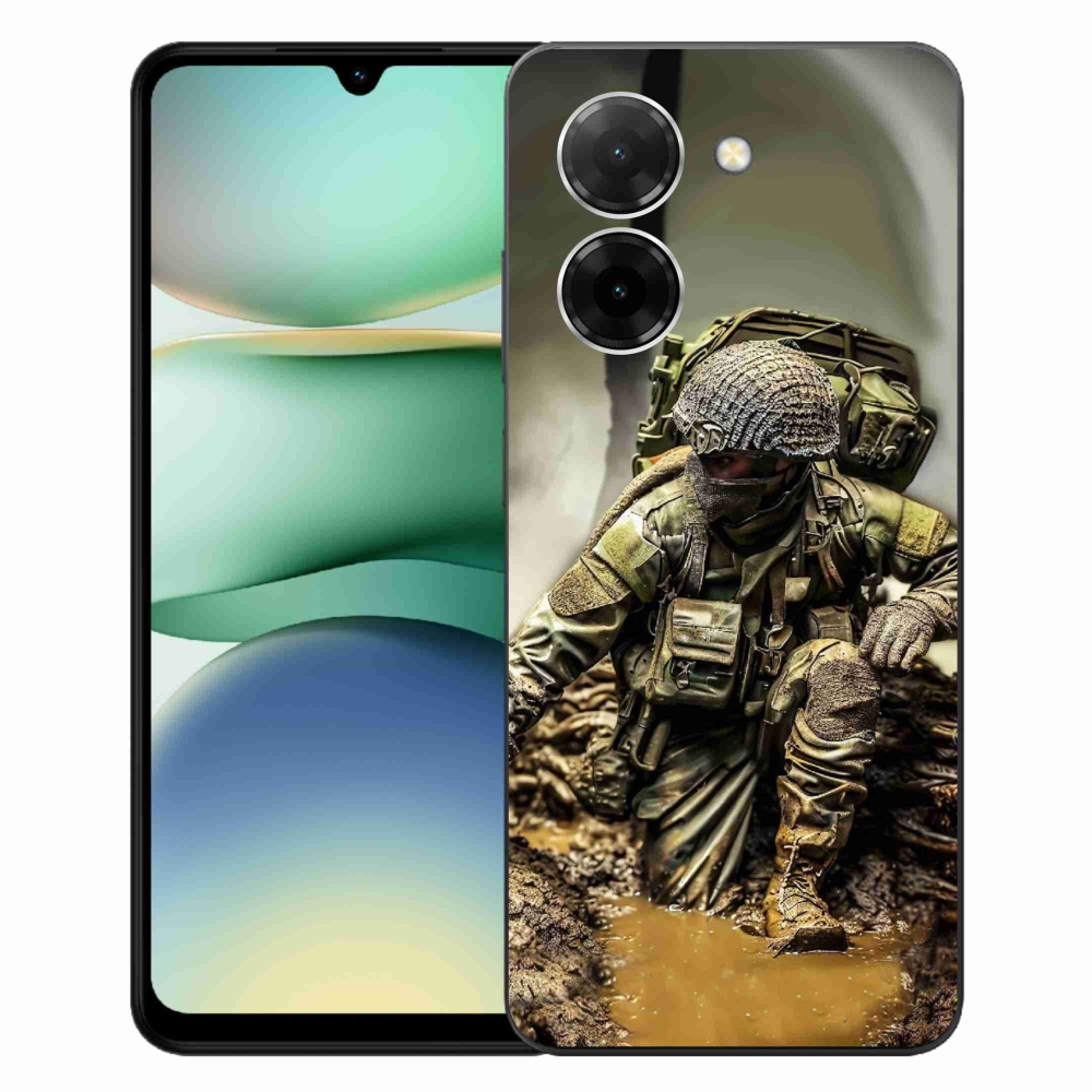 Gelový kryt mmCase na Xiaomi Redmi A5 (171.7x77.8x8.3mm) - voják