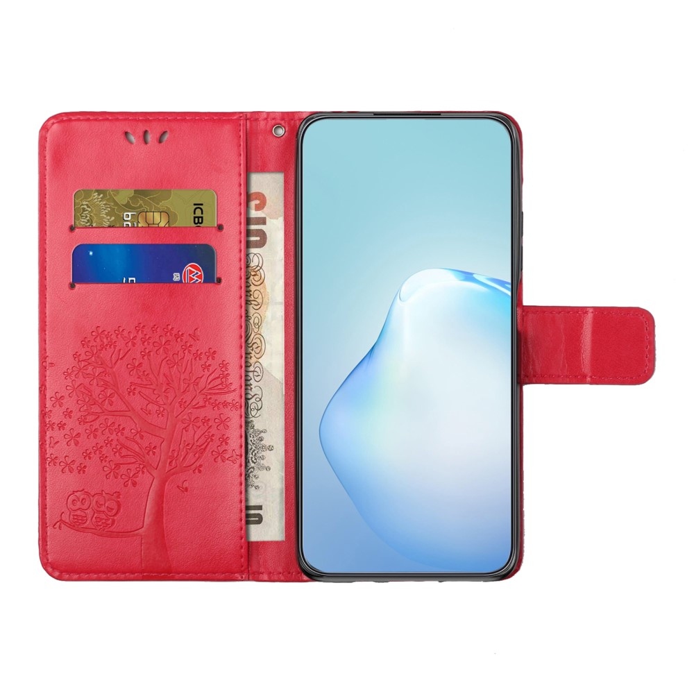 Tree knížkové pouzdro na Samsung Galaxy A56 5G - červené
