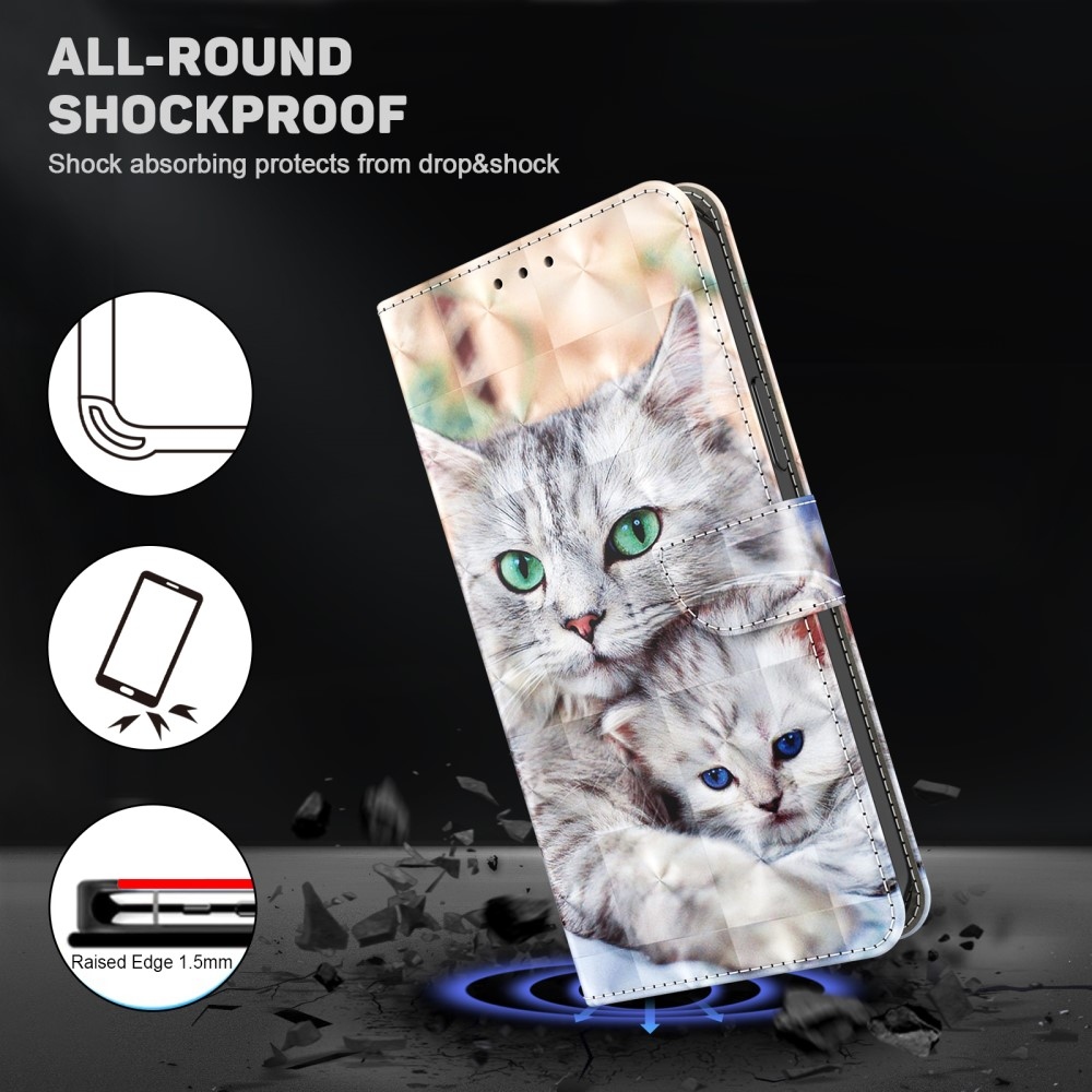 Spot knížkové pouzdro na Samsung Galaxy A16 4G/5G - kočka a kotě
