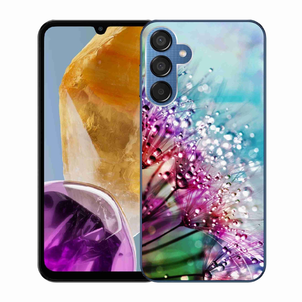 Gelový kryt mmCase na Samsung Galaxy M15 5G - barevné květy