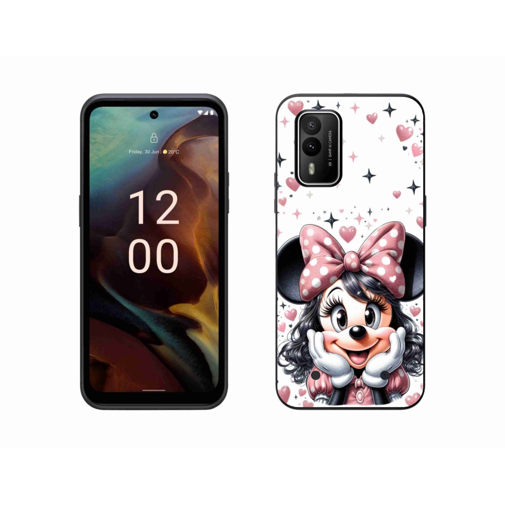 Gelový kryt mmCase na Nokia XR21 - minnie