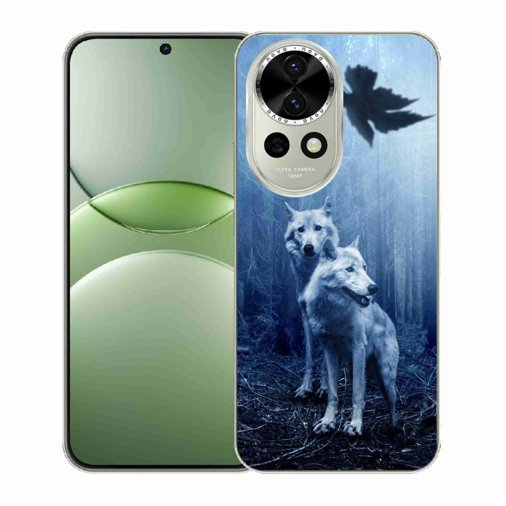 Gelový kryt mmCase na Huawei Nova 13 5G - vlci v lese