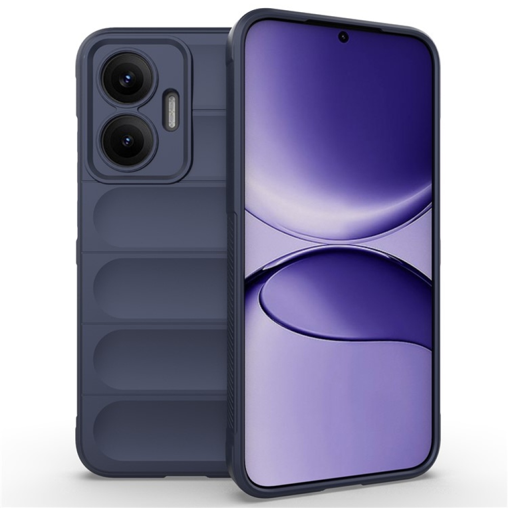 Rugg odolný gelový obal na Xiaomi Poco F7 5G - tmavěmodrý