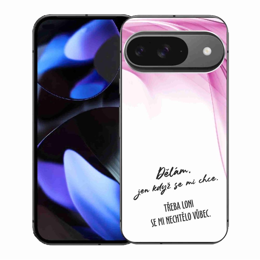 Gelový kryt mmCase na Google Pixel 9/9 Pro - vtipný text 12 bílé pozadí