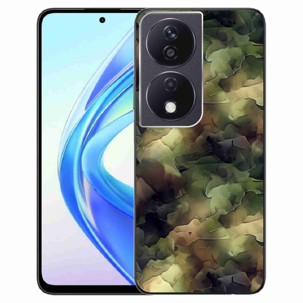 Gelový kryt mmCase na Honor X7b/Honor 90 Smart - maskáčový vzor 10