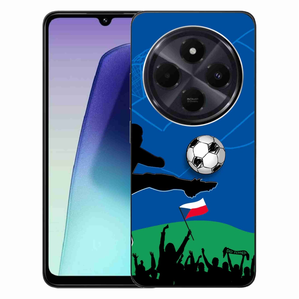 Gelový kryt mmCase na Xiaomi Redmi 14C/Poco C75 - fanoušci fotbalu