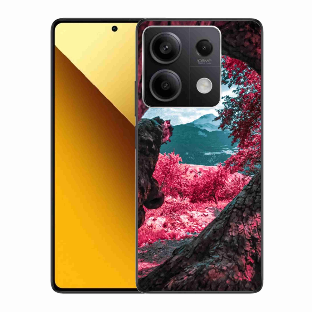 Gelový kryt mmCase na Xiaomi Redmi Note 13 5G - výhled na hory