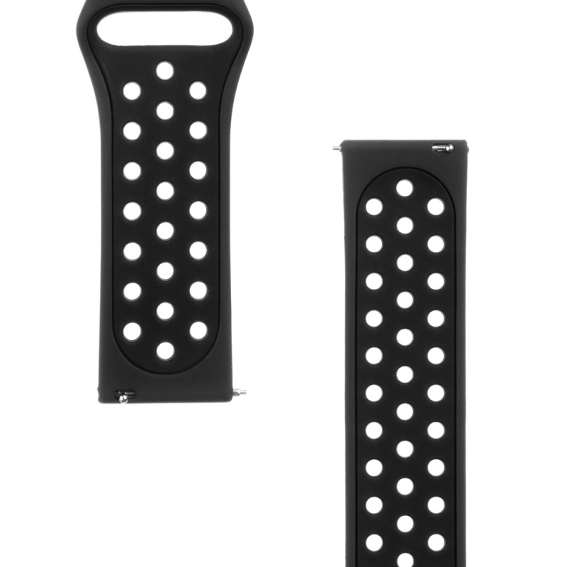 Tactical 234 Double Silikonový Řemínek 22mm Black