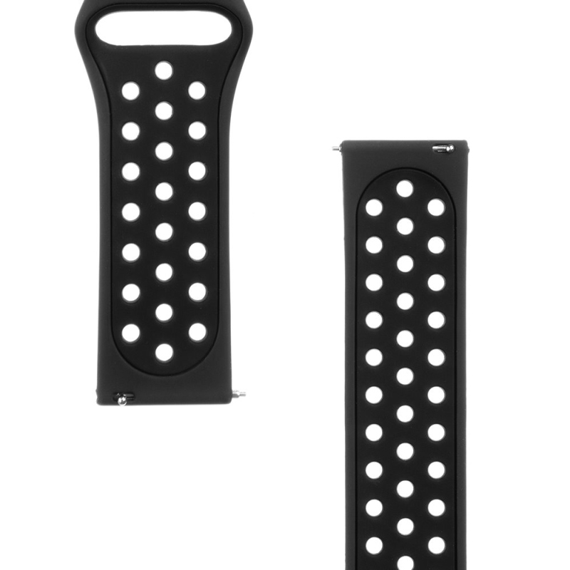 Tactical 234 Double Silikonový Řemínek 22mm Black