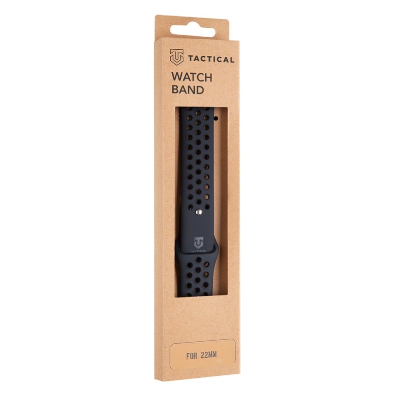 Tactical 234 Double Silikonový Řemínek 22mm Black