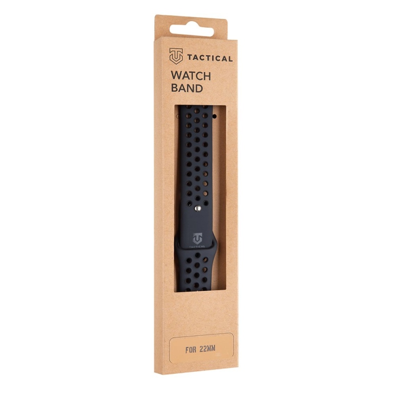 Tactical 234 Double Silikonový Řemínek 22mm Black