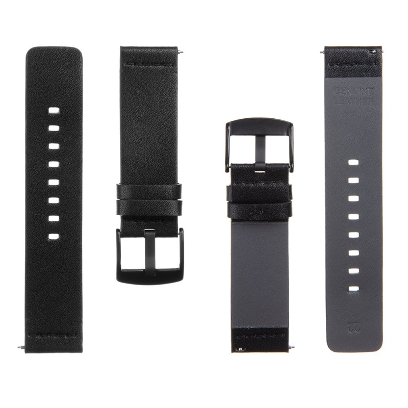 Tactical 307 Kožený Řemínek 22mm Black