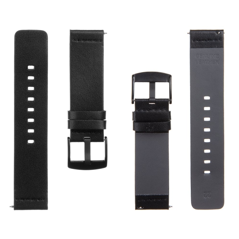 Tactical 307 Kožený Řemínek 22mm Black
