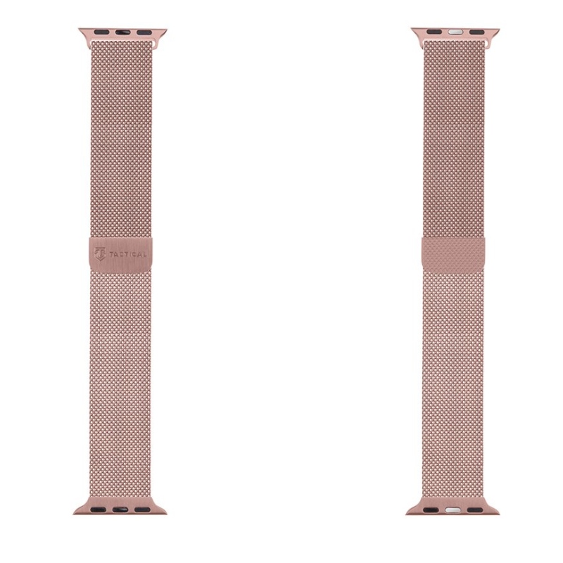 Tactical 349 Loop Magnetický Kovový Řemínek pro Apple Watch 1/2/3/4/5/6/7/8/9/SE 38/40/41mm Rose