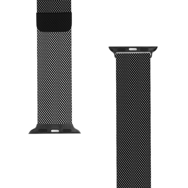 Tactical 351 Loop Magnetický Kovový Řemínek pro Apple Watch 1/2/3/4/5/6/7/8/9/SE 42/44/45mm Black