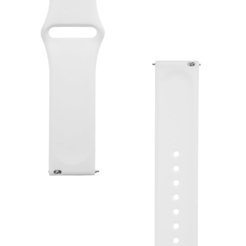 Tactical 436 Silikonový Řemínek 20mm White
