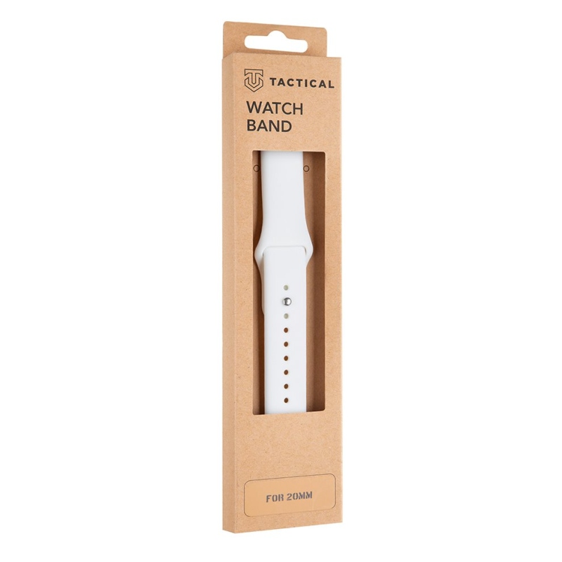 Tactical 436 Silikonový Řemínek 20mm White