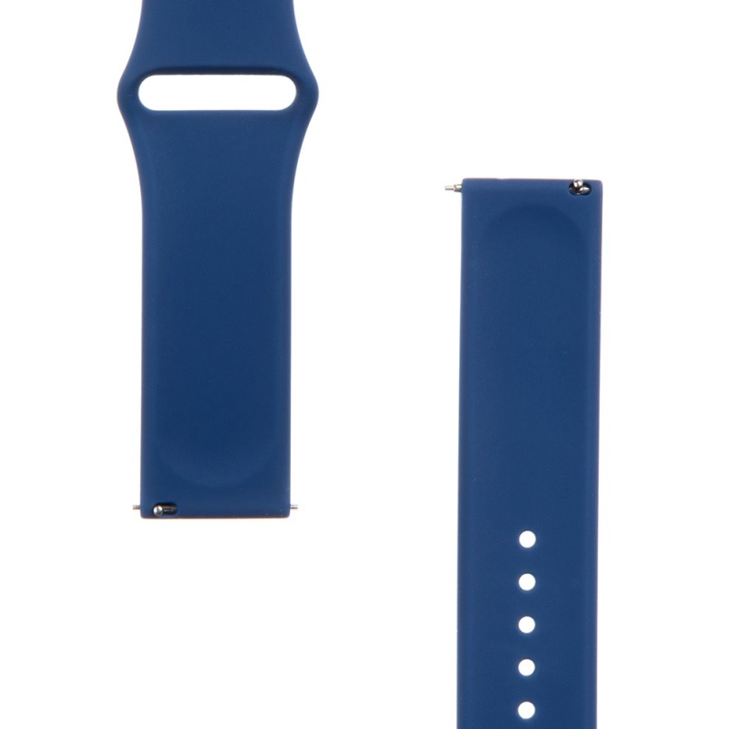 Tactical 614 Silikonový Řemínek 22mm Dark Blue
