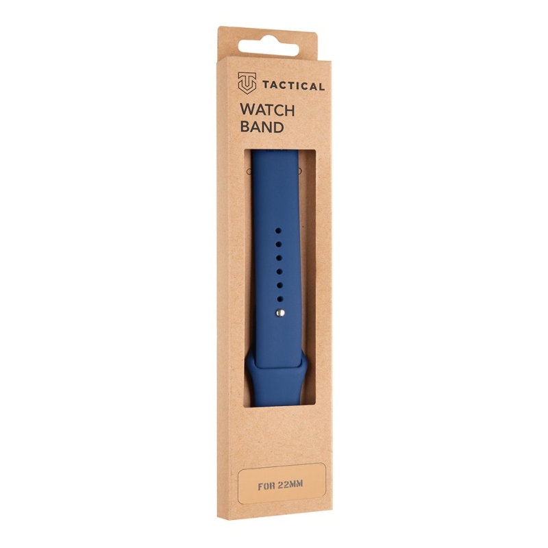 Tactical 614 Silikonový Řemínek 22mm Dark Blue