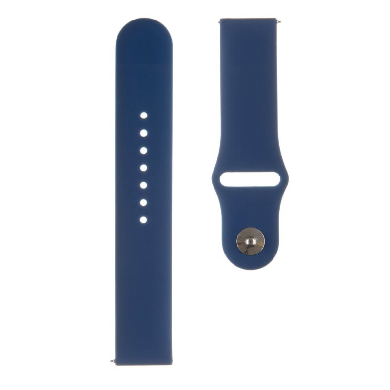 Tactical 614 Silikonový Řemínek 22mm Dark Blue