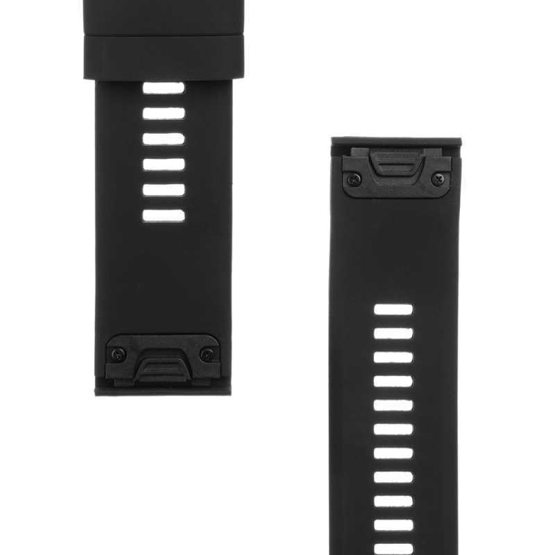 Tactical 668 Silikonový Řemínek pro Garmin Fenix 5X/6X/7X QuickFit 26mm Black