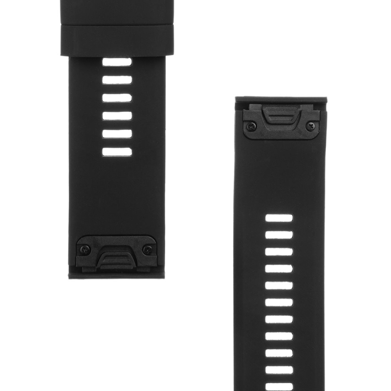 Tactical 668 Silikonový Řemínek pro Garmin Fenix 5X/6X/7X QuickFit 26mm Black