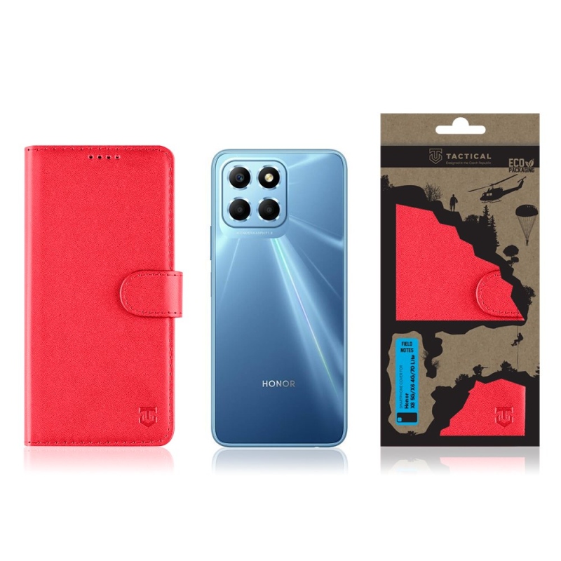 Tactical Field Notes pro Honor X8 5G/X6 4G/70 Lite Red