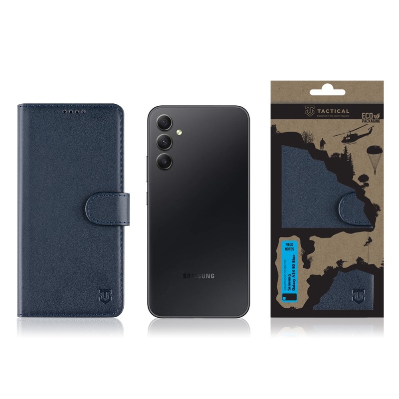 Tactical Field Notes pro Samsung Galaxy A34 5G Blue