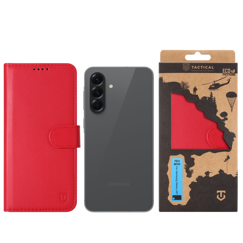 Tactical Field Notes pro Samsung Galaxy A57 Red