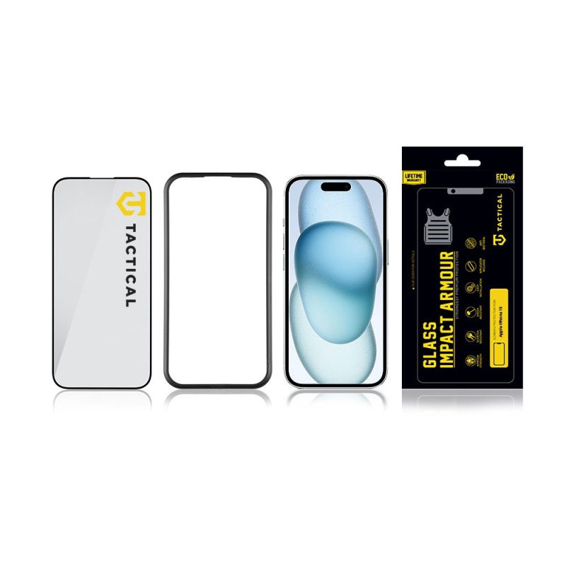Tactical Glass Impact Armour sklo pro Apple iPhone 15