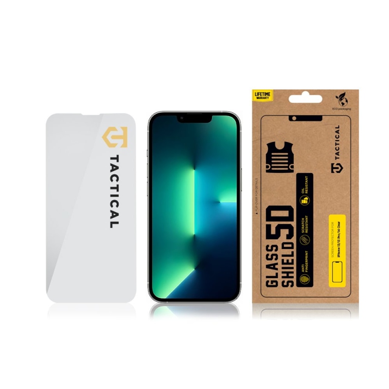 Tactical Glass Shield 2.5D sklo pro Apple iPhone 13/13 Pro/14 Clear