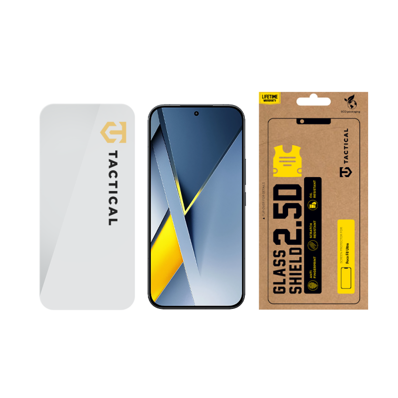 Tactical Glass Shield 2.5D sklo pro Poco F8 Ultra Clear