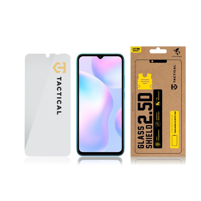 Tactical Glass Shield 2.5D sklo pro Xiaomi Redmi 9A/9AT/9C Clear