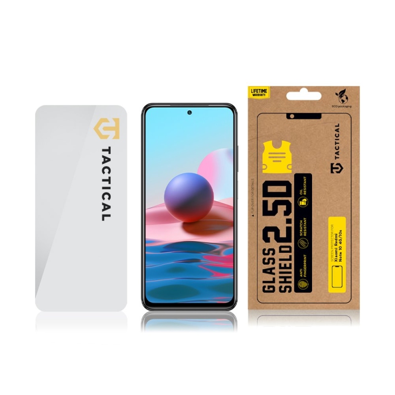 Tactical Glass Shield 2.5D sklo pro Xiaomi Redmi Note 10 4G/10s Clear 