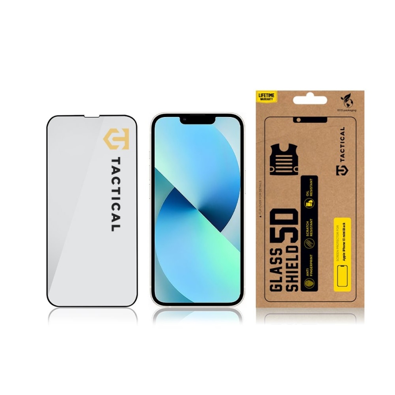 Tactical Glass Shield 5D sklo pro Apple iPhone 13 Mini Black 
