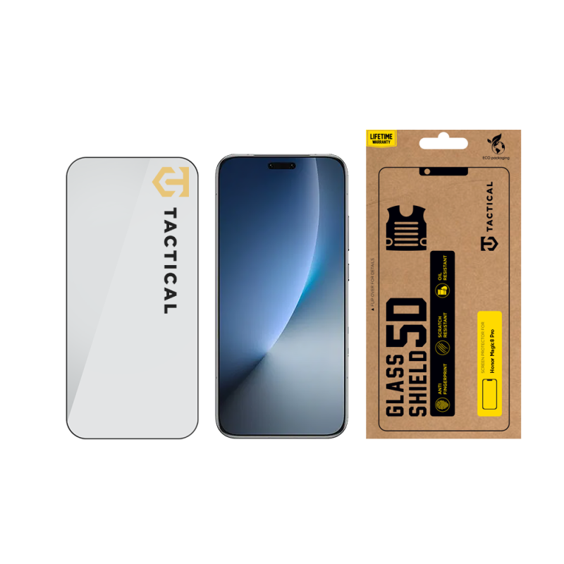 Tactical Glass Shield 5D sklo pro Honor Magic8 Pro Black