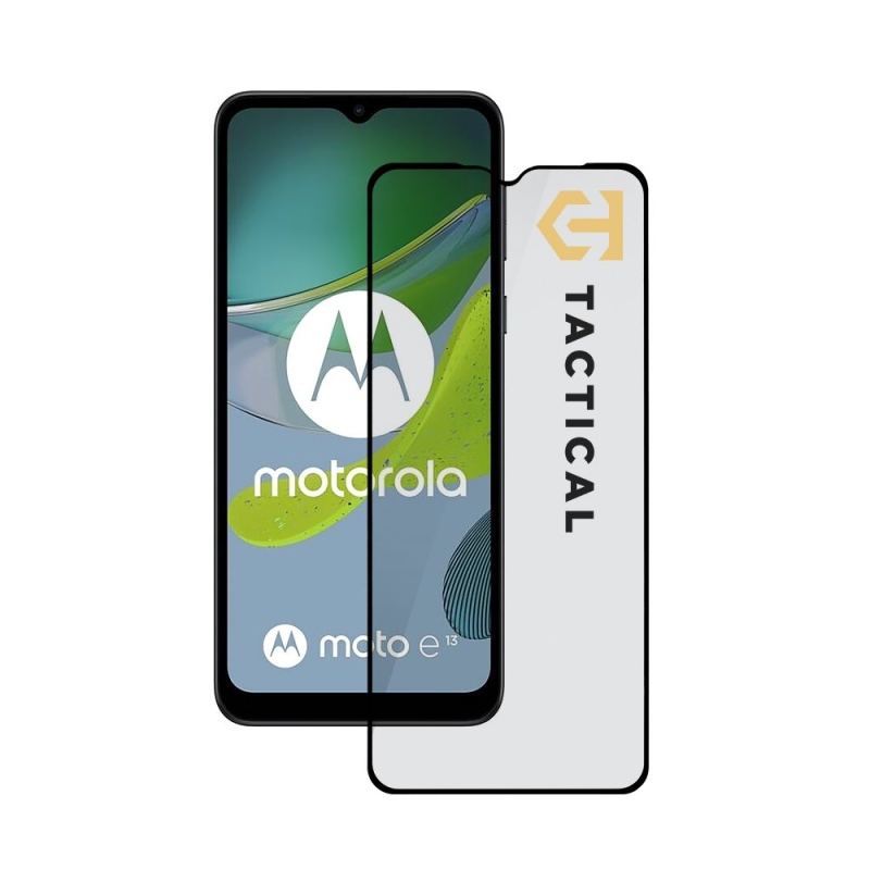 Tactical Glass Shield 5D sklo pro Motorola E13 Black 
