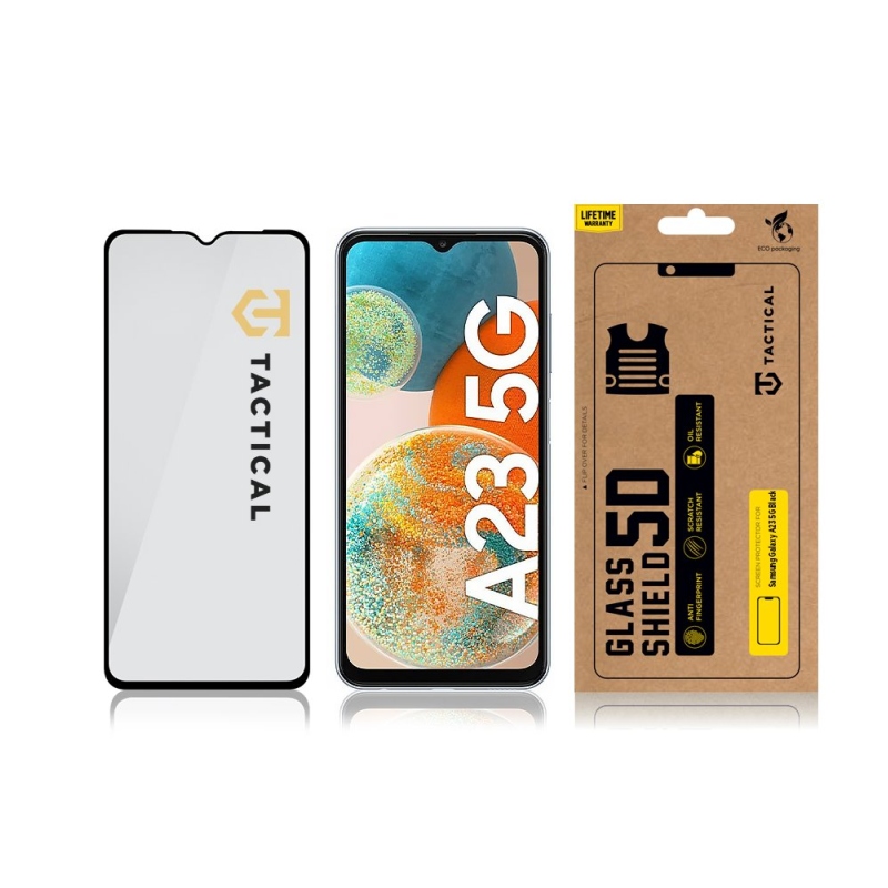 Tactical Glass Shield 5D sklo pro Samsung Galaxy A23 5G Black 