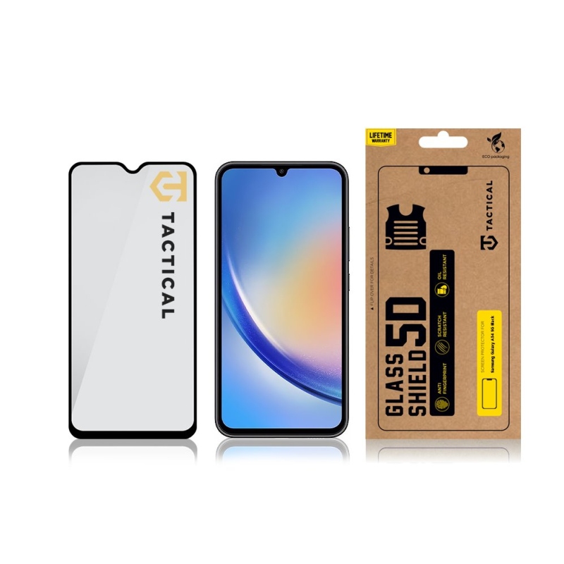 Tactical Glass Shield 5D sklo pro Samsung Galaxy A34 5G Black 