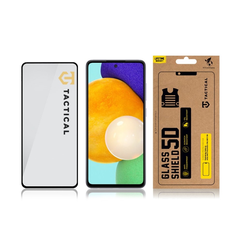 Tactical Glass Shield 5D sklo pro Samsung Galaxy A52/A52 5G/A52s 5G/A53 5G Black 