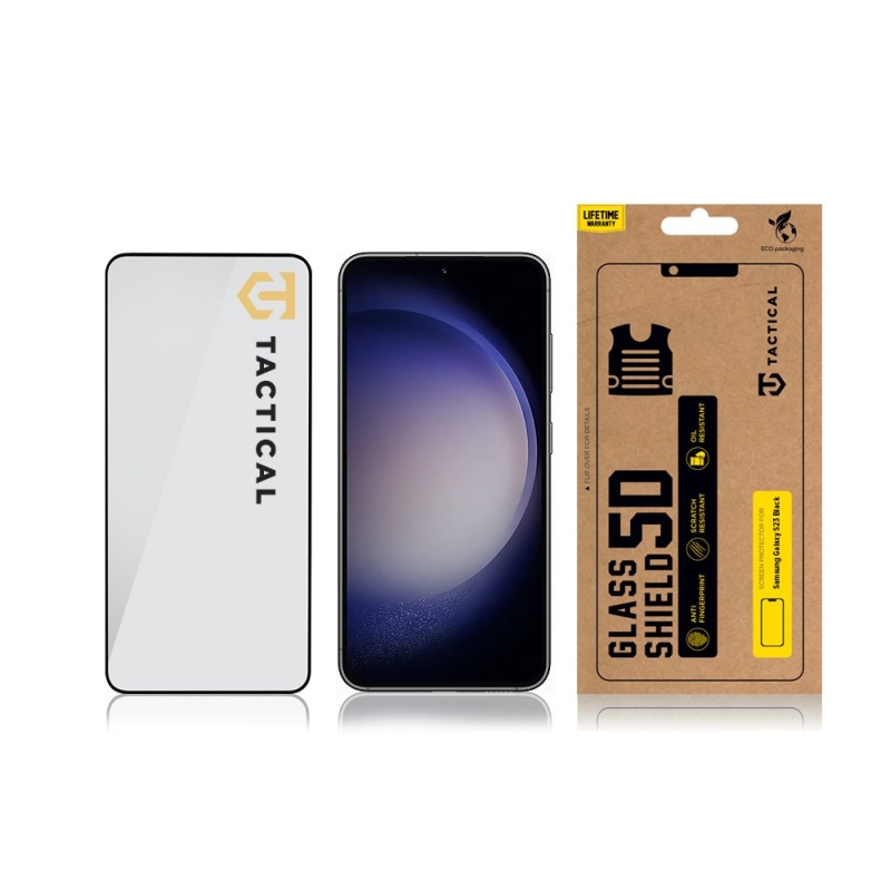 Tactical Glass Shield 5D sklo pro Samsung Galaxy S23 Black