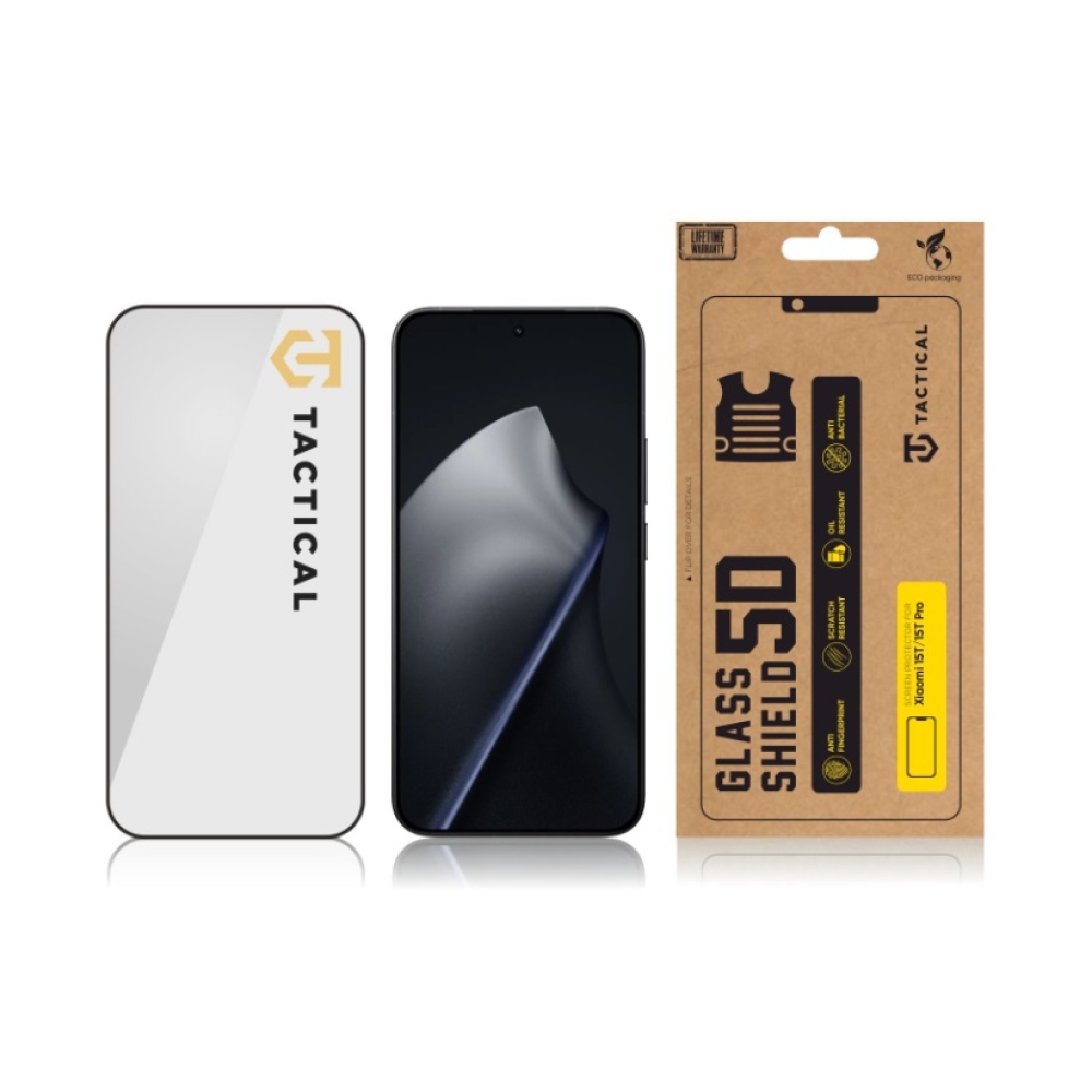 Tactical Glass Shield 5D sklo pro Xiaomi 15T/15T Pro Black 