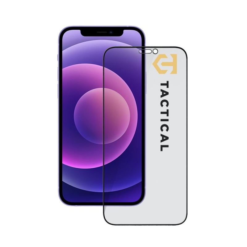 Tactical Glass Shield Privacy Stealth 5D sklo pro Apple iPhone 12 Mini Black