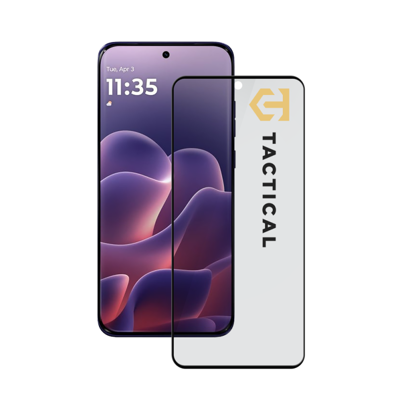 Tactical Glass Shield Privacy Stealth 5D sklo pro Motorola Edge 70 Fusion Black