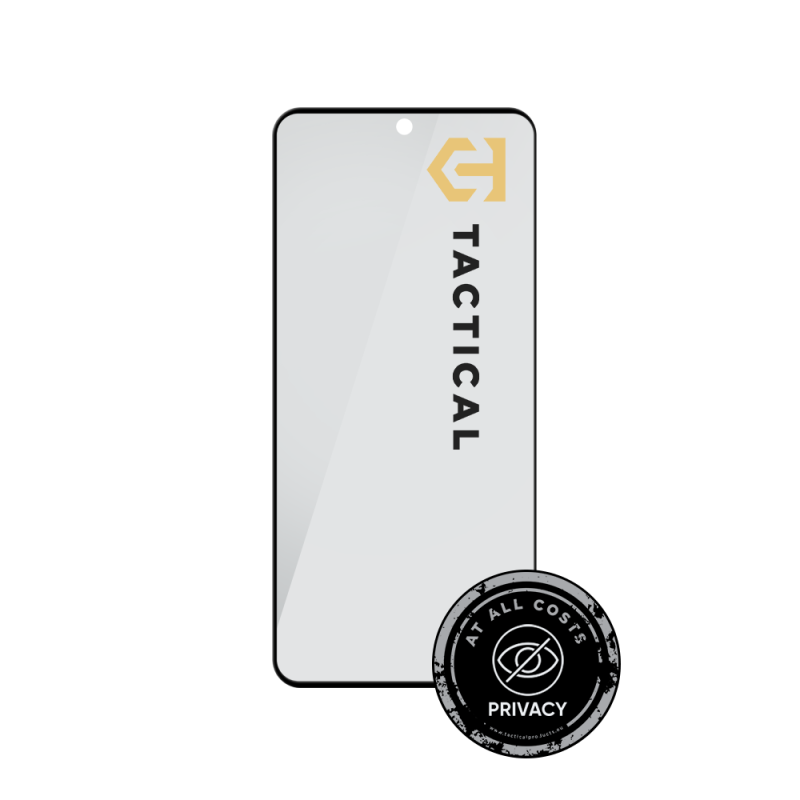 Tactical Glass Shield Privacy Stealth 5D sklo pro Motorola Edge 70 Fusion Black