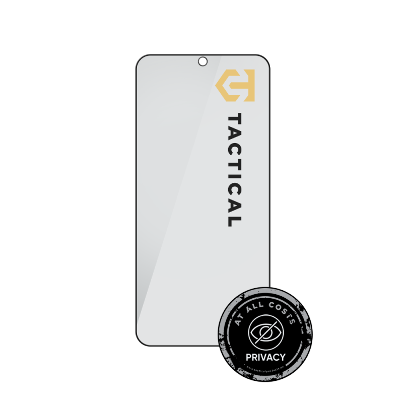 Tactical Glass Shield Privacy Stealth 5D sklo pro Samsung Galaxy A57 Black