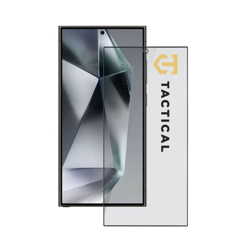 Tactical Glass Shield Privacy Stealth 5D sklo pro Samsung Galaxy S24 Ultra Black