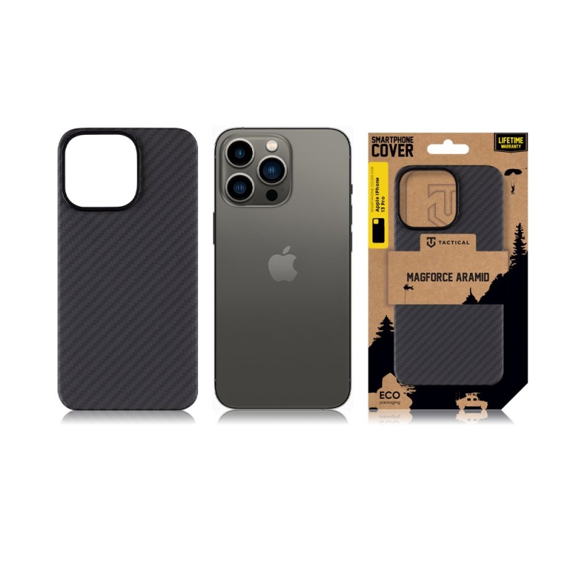 Tactical MagForce Aramid Kryt pro Apple iPhone 13 Pro Black