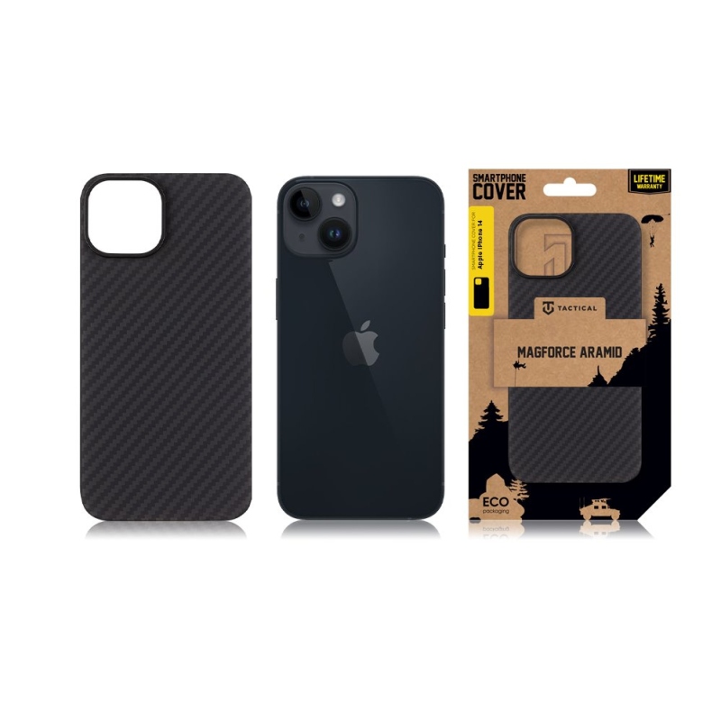 Tactical MagForce Aramid Kryt pro Apple iPhone 14 Black